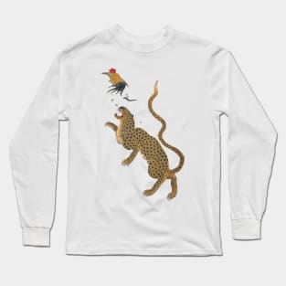 Tiger and rooster, history art Long Sleeve T-Shirt